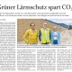 SN Bericht: Grüner Lärmschutz spart CO2